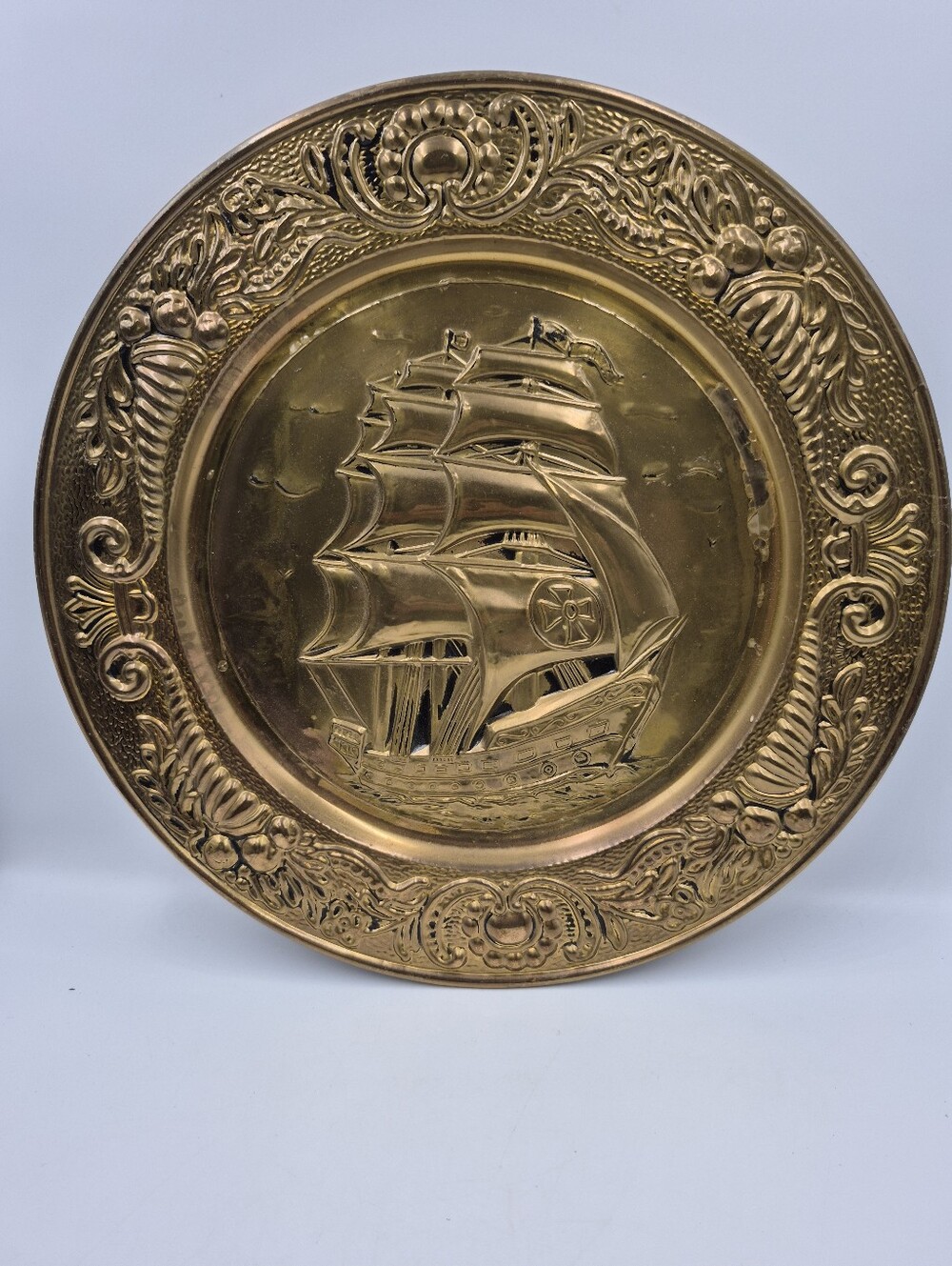 Vintage Brass Plaque